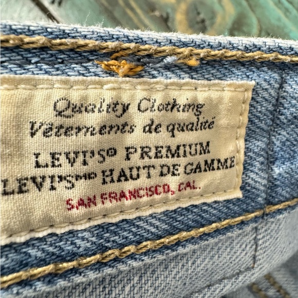 Levi's High Loose Jeans Baggy  Size 27 Cotton Hemp - Picture 12 of 16